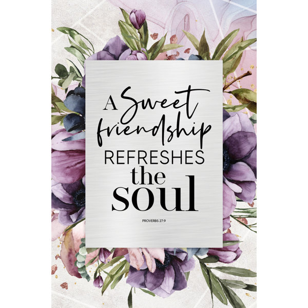 Trinx A Sweet Friendship Wall Décor Wayfair